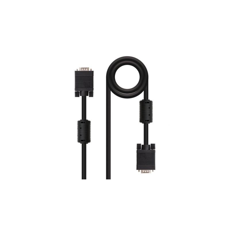 Cable SVGA Nanocable 10-15-0115- VGA Macho - VGA Macho- 15m- Negro Cable SVGA Nanocable 10-15-0115- VGA Macho - VGA Macho- 15m- Negro