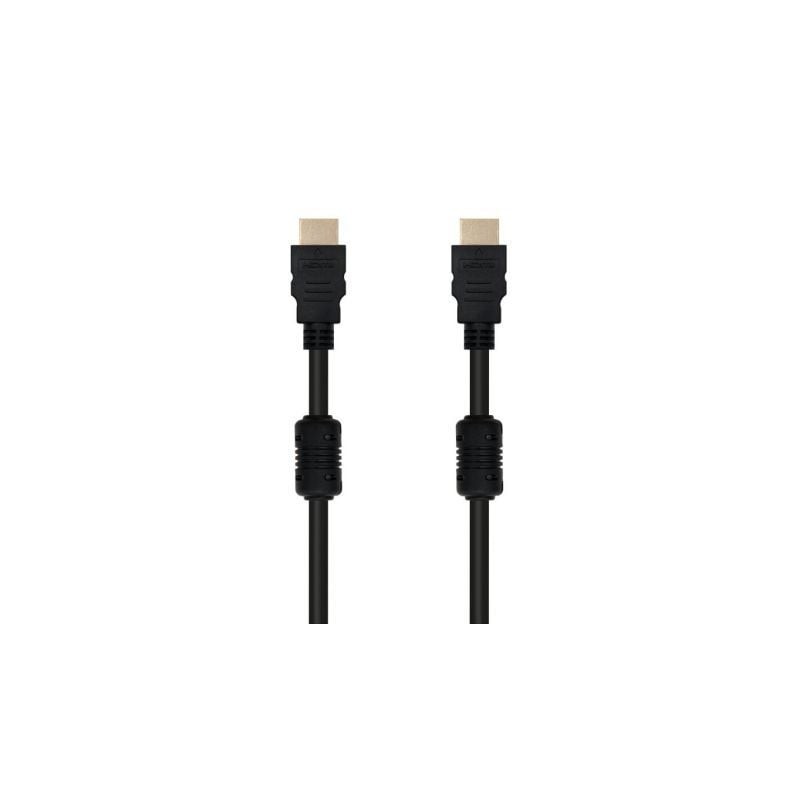 Cable HDMI 1-4 Nanocable 10-15-1802- HDMI Macho - HDMI Macho- 1-8m- Negro Cable HDMI 1-4 Nanocable 10-15-1802- HDMI Macho - HDMI Macho- 1-8m- Negro