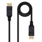 Cable DisplayPort 1-2 4K Nanocable 10-15-2301- DisplayPort Macho - DisplayPort Macho- 1m- Negro Cable DisplayPort 1-2 4K Nanocable 10-15-2301- DisplayPort Macho - DisplayPort Macho- 1m- Negro