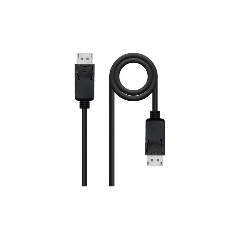 Cable DisplayPort Nanocable 10-15-2702- DisplayPort Macho - DisplayPort Macho- 2m- Negro Cable DisplayPort Nanocable 10-15-2702- DisplayPort Macho - DisplayPort Macho- 2m- Negro