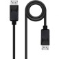 Cable DisplayPort Nanocable 10-15-2702- DisplayPort Macho - DisplayPort Macho- 2m- Negro Cable DisplayPort Nanocable 10-15-2702- DisplayPort Macho - DisplayPort Macho- 2m- Negro