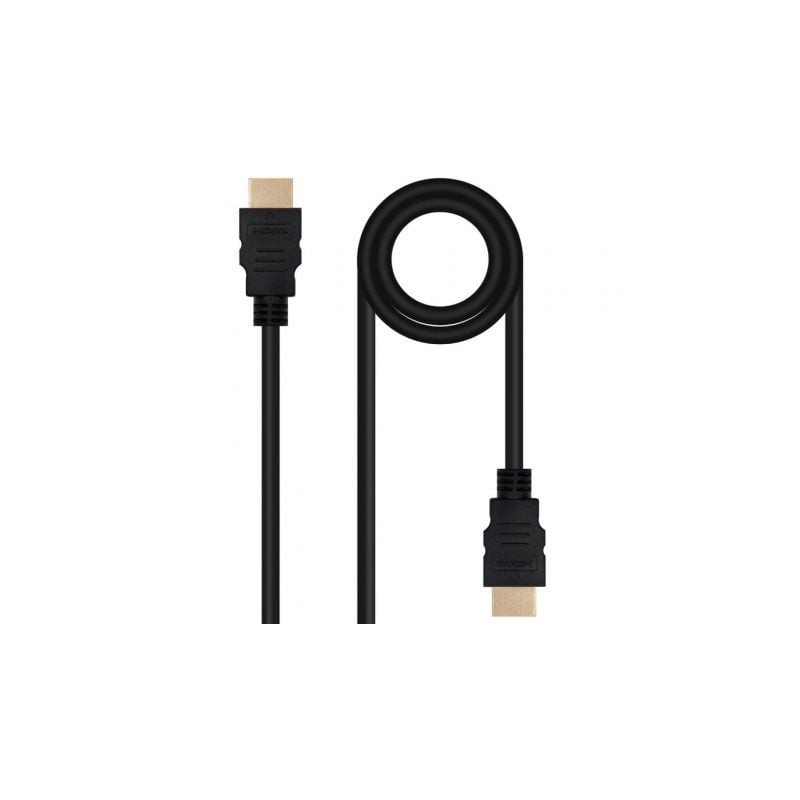 Cable HDMI 2-0 4K Nanocable 10-15-3800- HDMI Macho - HDMI Macho- 50cm- Negro Cable HDMI 2-0 4K Nanocable 10-15-3800- HDMI Macho - HDMI Macho- 50cm- Negro