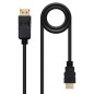 Cable Conversor Nanocable 10-15-4303- DisplayPort Macho - HDMI Macho- 3m- Negro Cable Conversor Nanocable 10-15-4303- DisplayPort Macho - HDMI Macho- 3m- Negro