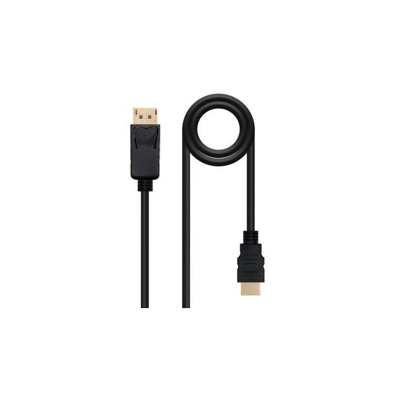 Cable DisplayPort Nanocable 10-15-4305- DisplayPort Macho - HDMI Macho- 5m- Negro Cable DisplayPort Nanocable 10-15-4305- DisplayPort Macho - HDMI Macho- 5m- Negro