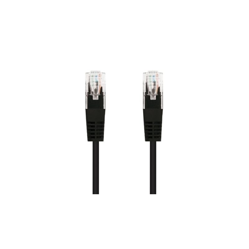 Cable de Red RJ45 UTP Nanocable 10-20-0102-BK Cat-5e- 2m- Negro Cable de Red RJ45 UTP Nanocable 10-20-0102-BK Cat-5e- 2m- Negro