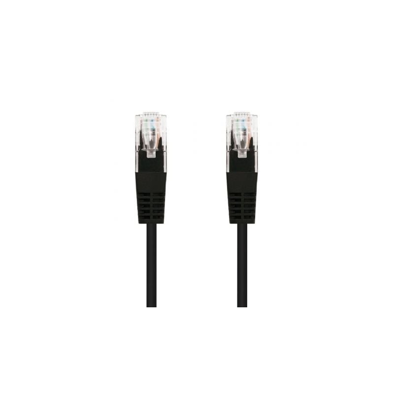 Cable de Red RJ45 UTP Nanocable 10-20-0105-BK Cat-5e- 5m- Negro Cable de Red RJ45 UTP Nanocable 10-20-0105-BK Cat-5e- 5m- Negro
