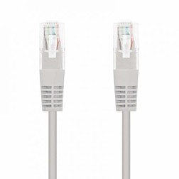 Cable de Red RJ45 UTP Nanocable 10-20-0400-L25 Cat-6- 25cm- Gris