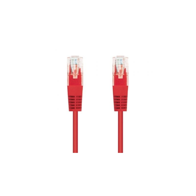Cable de Red RJ45 UTP Nanocable 10-20-0400-L25-R Cat-6- 25cm- Rojo Cable de Red RJ45 UTP Nanocable 10-20-0400-L25-R Cat-6- 25cm- Rojo