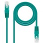 Cable de Red RJ45 UTP Nanocable 10-20-0400-L30 Cat-6- 30cm- Verde Cable de Red RJ45 UTP Nanocable 10-20-0400-L30 Cat-6- 30cm- Verde