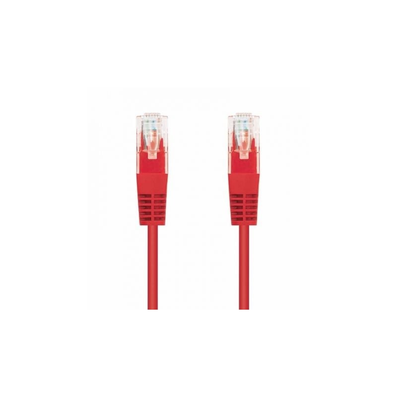 Cable de Red RJ45 UTP Nanocable 10-20-0400-R Cat-6- 50cm- Rojo Cable de Red RJ45 UTP Nanocable 10-20-0400-R Cat-6- 50cm- Rojo