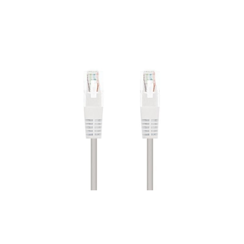 Cable de Red RJ45 UTP Nanocable 10-20-0400-W Cat-6- 50cm- Blanco Cable de Red RJ45 UTP Nanocable 10-20-0400-W Cat-6- 50cm- Blanco