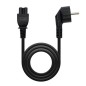 Cable Alimentación Trébol Nanocable 10-22-0302- Schuko Macho - C5 Hembra- 1-5m- Negro Cable Alimentación Trébol Nanocable 10-22-0302- Schuko Macho - C5 Hembra- 1-5m- Negro