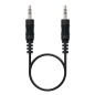 Cable Estéreo Nanocable 10-24-0100- Jack 3-5 Macho - Jack 3-5 Macho- 30cm- Negro Cable Estéreo Nanocable 10-24-0100- Jack 3-5 Macho - Jack 3-5 Macho- 30cm- Negro