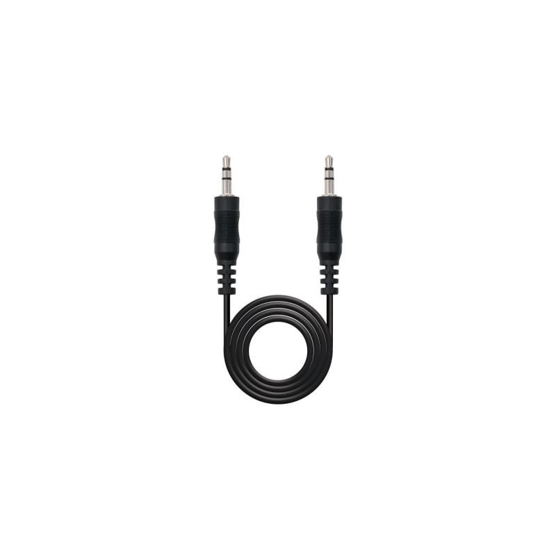 Cable Estéreo Nanocable 10-24-0103- Jack 3-5 Macho - Jack 3-5 Macho- 3m- Negro Cable Estéreo Nanocable 10-24-0103- Jack 3-5 Macho - Jack 3-5 Macho- 3m- Negro
