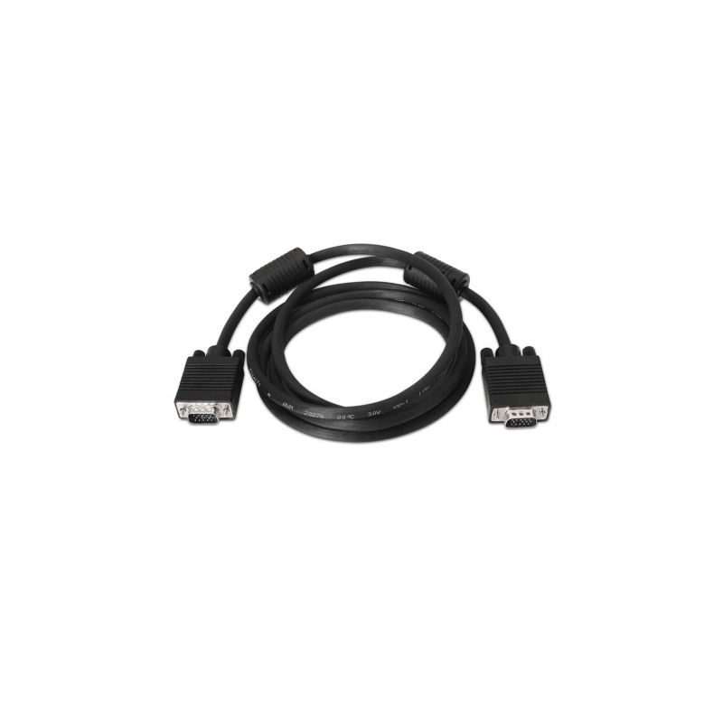 Cable SVGA Nanocable 10-15-0101- VGA Macho - VGA Macho- 1m- Negro Cable SVGA Nanocable 10-15-0101- VGA Macho - VGA Macho- 1m- Negro
