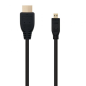Cable Micro HDMI Nanocable 10-15-3501- HDMI Macho - Micro HDMI Macho- 0-8m- Negro Cable Micro HDMI Nanocable 10-15-3501- HDMI Macho - Micro HDMI Macho- 0-8m- Negro