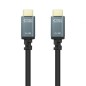 Cable HDMI 2-1 8K Nanocable 10-15-8001-L150- HDMI Macho - HDMI Macho- 1-5m- Negro