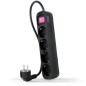 Regleta con Interruptor Nanocable 10-37-0004-BK- 4 Tomas de Corriente- Cable 1-4m- Negro Regleta con Interruptor Nanocable 10-37-0004-BK- 4 Tomas de Corriente- Cable 1-4m- Negro