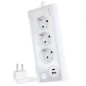 Regleta con Interruptor Nanocable 10-37-0013-W- 3 Tomas de Corriente- 1 USB- 1 USB Tipo-C- Cable 1-5m- Blanca Regleta con Interruptor Nanocable 10-37-0013-W- 3 Tomas de Corriente- 1 USB- 1 USB Tipo-C- Cable 1-5m- Blanca