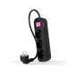 Regleta con Interruptor Nanocable 10-38-0003-BK- 3 Tomas de Corriente- Cable 1-4m- Negra Regleta con Interruptor Nanocable 10-38-0003-BK- 3 Tomas de Corriente- Cable 1-4m- Negra