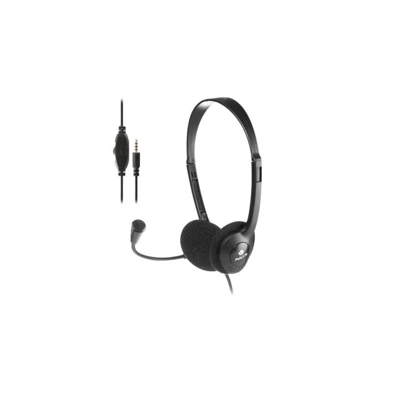 Auriculares NGS MS103 MAX- con Micrófono- Jack 3-5- Negros Auriculares NGS MS103 MAX- con Micrófono- Jack 3-5- Negros