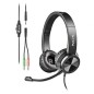 Auriculares NGS MSX 11 Pro- con Micrófono- Jack 3-5- Negros Auriculares NGS MSX 11 Pro- con Micrófono- Jack 3-5- Negros