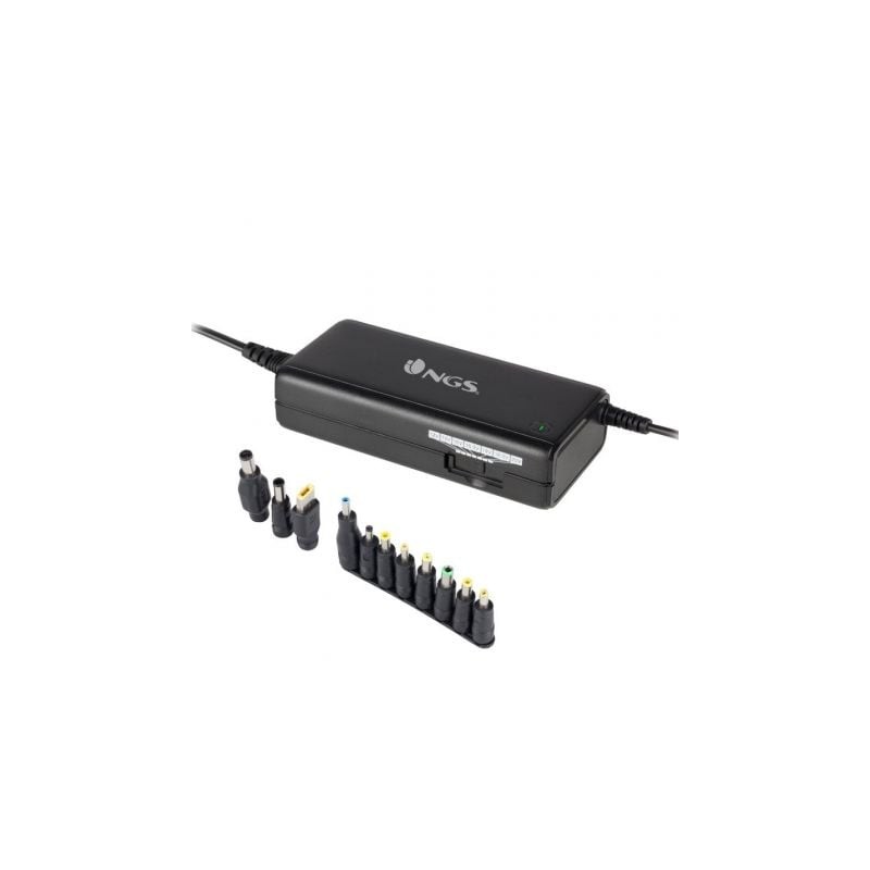 Cargador de Portátil NGS BAN- 90W- Manual- 11 Conectores- Voltaje 12-20V Cargador de Portátil NGS BAN- 90W- Manual- 11 Conectores- Voltaje 12-20V