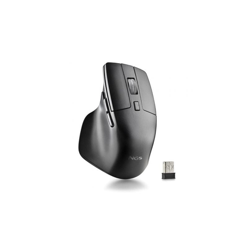 Ratón Inalámbrico por Bluetooth NGS HIT-RB- Batería recargable- Hasta 1600 DPI- Negro Ratón Inalámbrico por Bluetooth NGS HIT-RB- Batería recargable- Hasta 1600 DPI- Negro