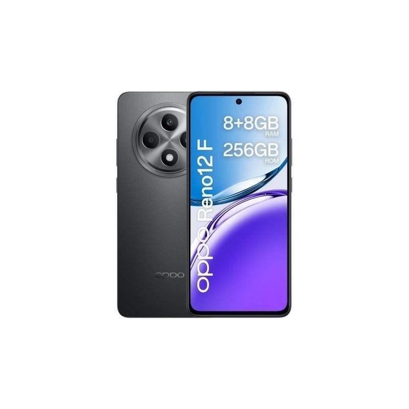 Smartphone Oppo Reno 12 F 8GB- 256GB- 6-67"- 4G- Gris Plateado Smartphone Oppo Reno 12 F 8GB- 256GB- 6-67"- 4G- Gris Plateado
