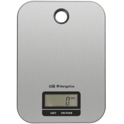 Báscula de Cocina Electrónica Orbegozo PC 1019- hasta 5kg- Plata