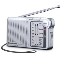 Radio Portátil Panasonic RF-P150D- Plateada