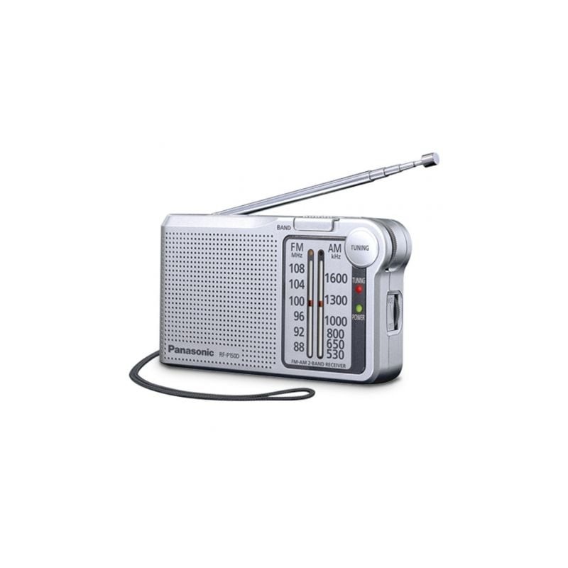 Radio Portátil Panasonic RF-P150D- Plateada