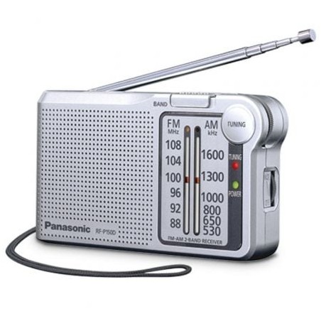 Radio Portátil Panasonic RF-P150D- Plateada