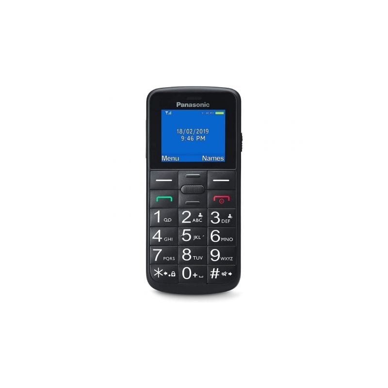 Teléfono Móvil Panasonic KX-TU110EXB para Personas Mayores- Negro Teléfono Móvil Panasonic KX-TU110EXB para Personas Mayores- Negro