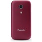 Teléfono Móvil Panasonic KX-TU400EXR para Personas Mayores- Rojo Granate Teléfono Móvil Panasonic KX-TU400EXR para Personas Mayores- Rojo Granate