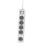 Regleta con Interruptor Philips CHP2154W-12- 5 Tomas de corriente- Cable 1-5m- Blanco Regleta con Interruptor Philips CHP2154W-12- 5 Tomas de corriente- Cable 1-5m- Blanco
