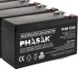 Batería Phasak PHB 1209 compatible con SAI-UPS PHASAK según especificaciones Batería Phasak PHB 1209 compatible con SAI-UPS PHASAK según especificaciones