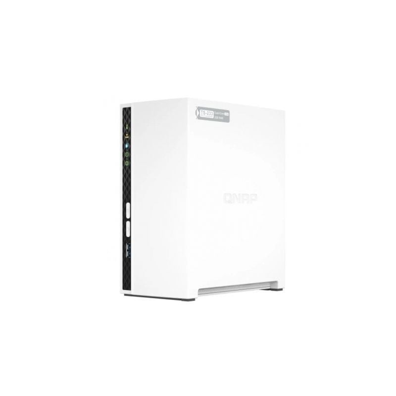 NAS QNAP TS-233- 2 Bahías 3-5"- 2-5"- 2GB DDR4- Formato Torre NAS QNAP TS-233- 2 Bahías 3-5"- 2-5"- 2GB DDR4- Formato Torre