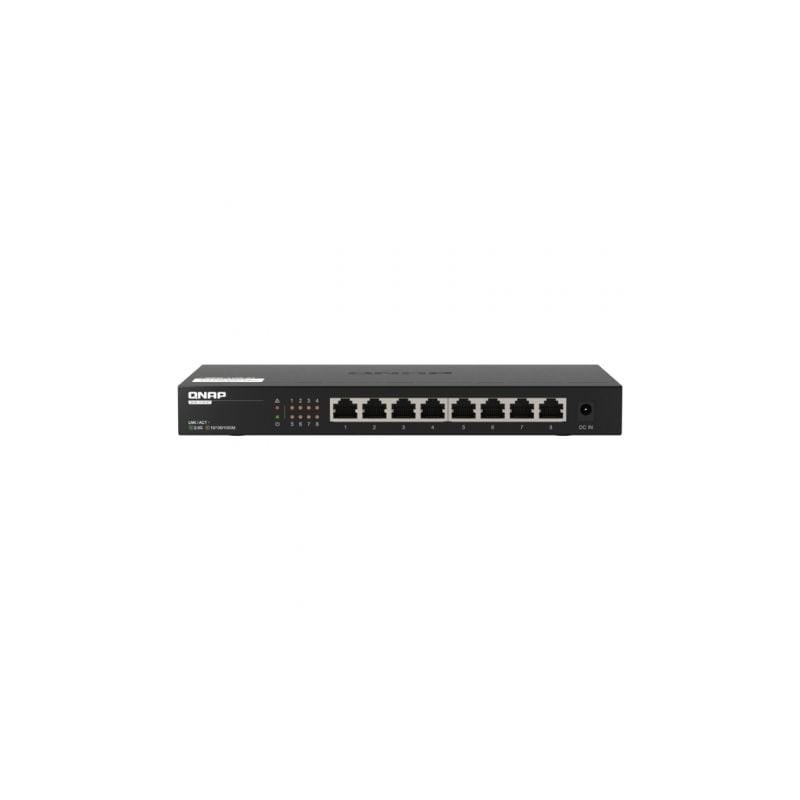 Switch QNAP QSW-1108-8T 8 Puertos- RJ-45 10-100-1000-2-5GBASE Switch QNAP QSW-1108-8T 8 Puertos- RJ-45 10-100-1000-2-5GBASE