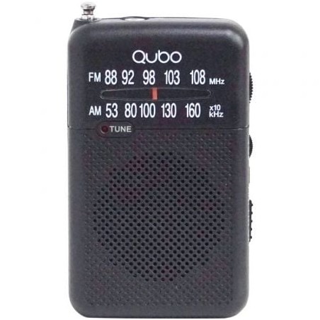 Radio Portátil Qubo R-S1- Negra