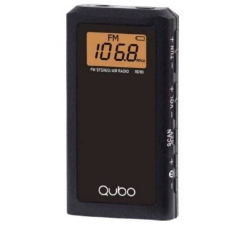 Radio Portátil Qubo RD-10- Negra