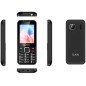 Teléfono Móvil Qubo X-240BK para Personas Mayores- Negro Teléfono Móvil Qubo X-240BK para Personas Mayores- Negro