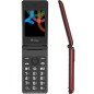 Teléfono Móvil Qubo X-28RD para Personas Mayores- Rojo