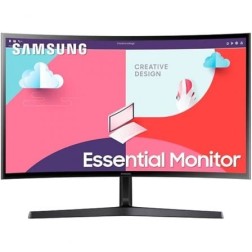 Monitor Curvo Samsung Essential Monitor S36C S24C364EAU- 24"- Full HD- Negro