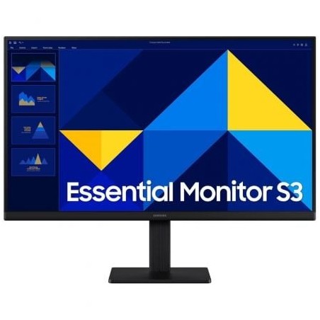 Monitor Profesional Samsung Essential Monitor S3 S24D300GAU- 24"- Full HD- Negro