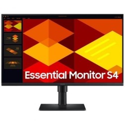 Monitor Profesional Samsung Essential Monitor S4 S27D406GAU- 27"- Full HD- Multimedia- Regulable en altura- Negro