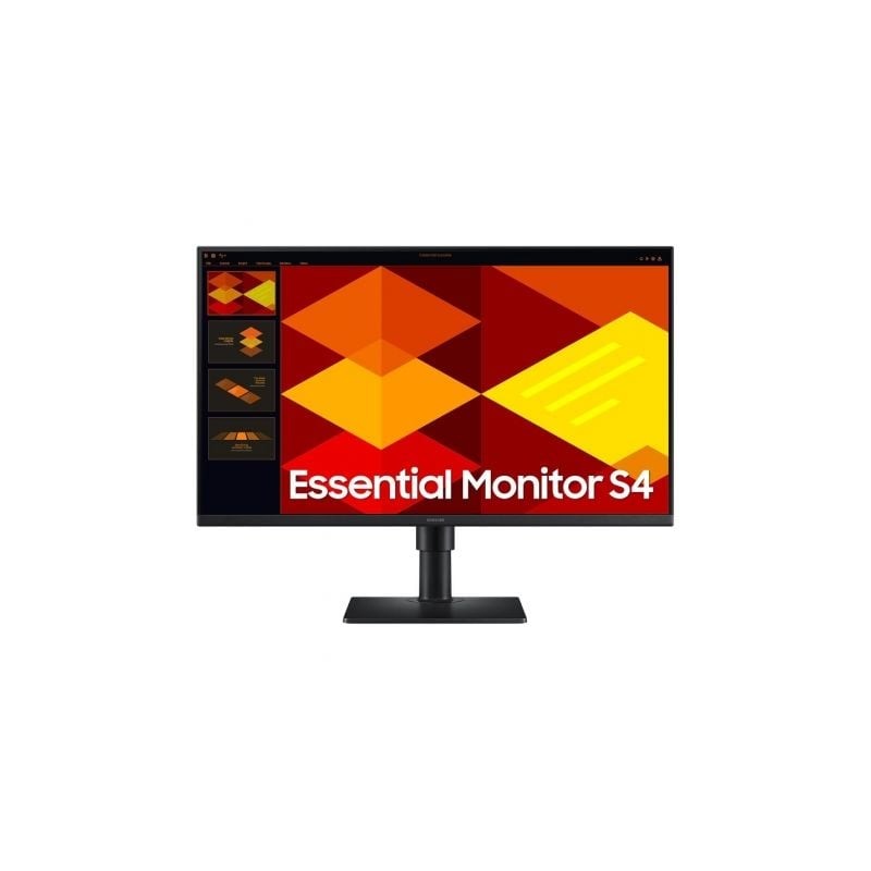 Monitor Profesional Samsung Essential Monitor S4 S27D406GAU- 27"- Full HD- Multimedia- Regulable en altura- Negro Monitor Profesional Samsung Essential Monitor S4 S27D406GAU- 27"- Full HD- Multimedia- Regulable en altura- Negro