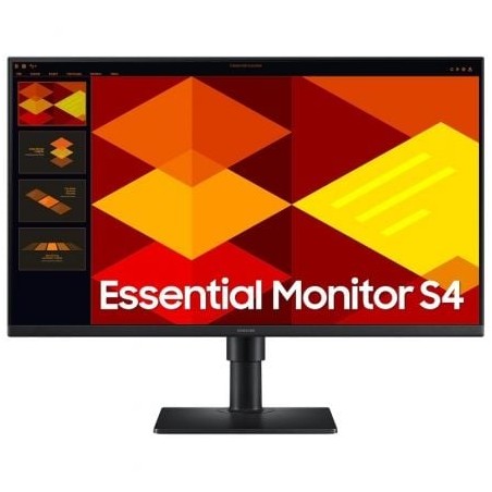 Monitor Profesional Samsung Essential Monitor S4 S27D406GAU- 27"- Full HD- Multimedia- Regulable en altura- Negro