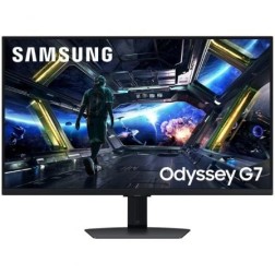 Smart Monitor Gaming Samsung Odyssey G7 S32DG702EU 32"- 4K- 1ms- 144Hz- IPS- Multimedia- Regulable en altura- Smart TV- Negro