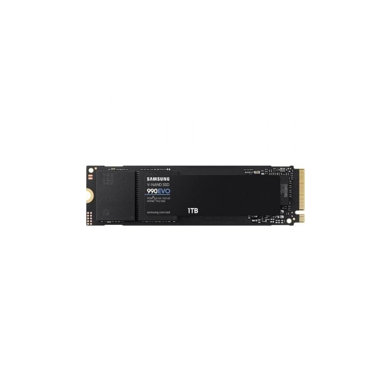 Disco SSD Samsung 990 EVO 1TB- M-2 2280 PCIe 5-0- Compatible con PS5 y PC- Full Capacity Disco SSD Samsung 990 EVO 1TB- M-2 2280 PCIe 5-0- Compatible con PS5 y PC- Full Capacity